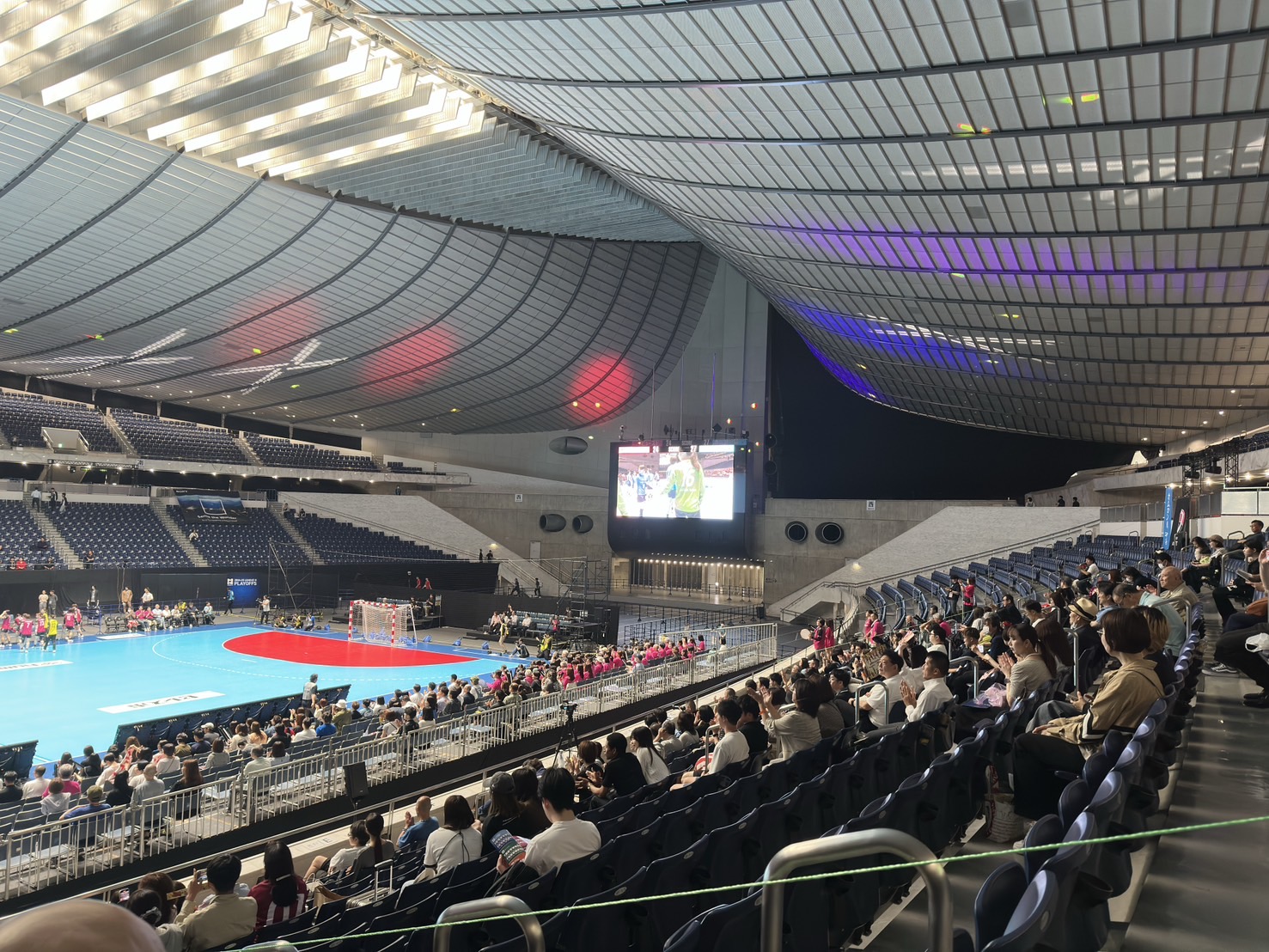 初ハンドボール観戦